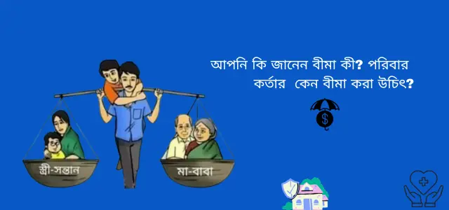 আপনি কি জানেন বীমা কী ?পরিবার কর্তার কেন বীমা করা উচিৎ